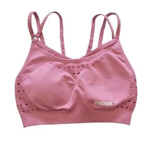 Gymshark Energy + Seamless sports bra Mauve pink Size xs